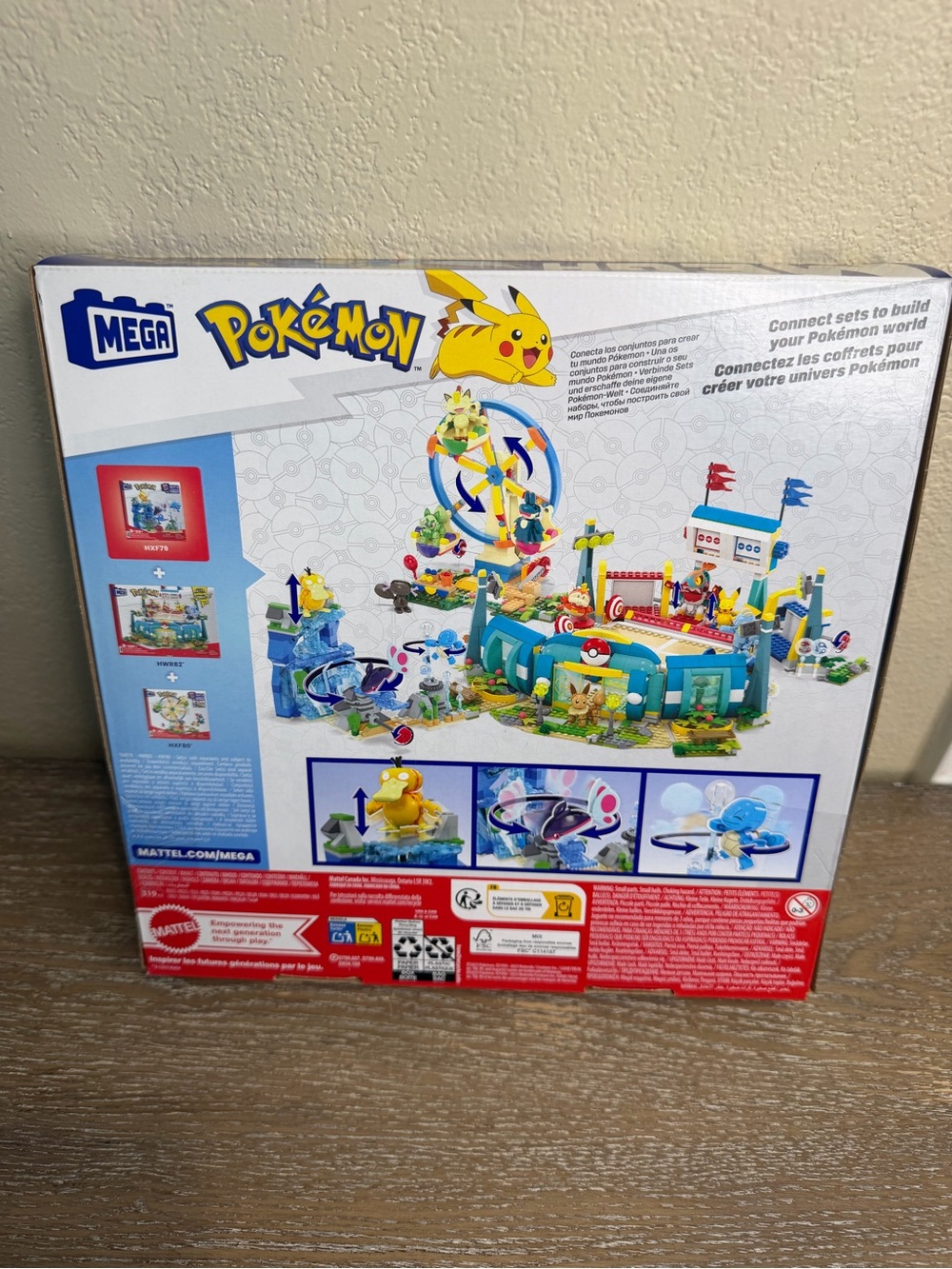 New MEGA BLOKS - Pokemon: Aquatic Adventure, 319 Piece Building Toy Set - Picture 3 of 3